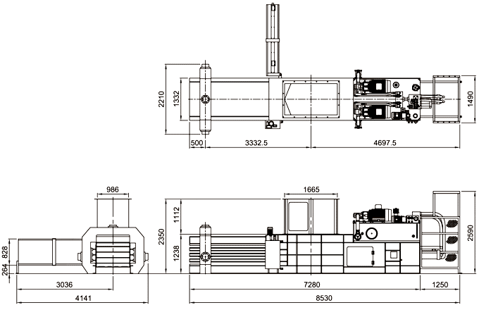 टेकजीन स्वचालित क्षैतिज बेलर टीबी-0911