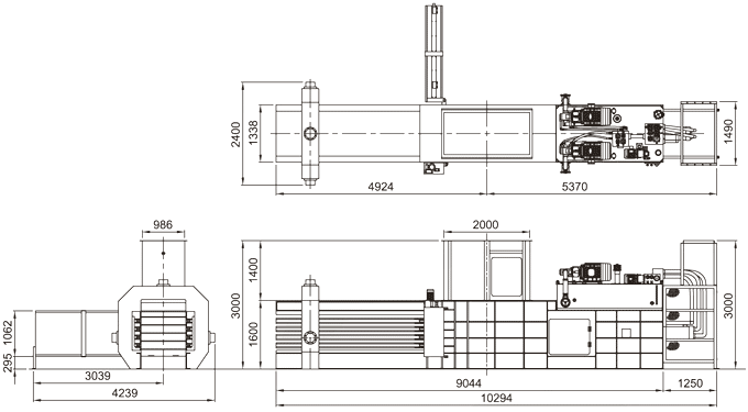 टेकजीन मशीनरी स्वचालित बेलिंग प्रेस टीबी-1011