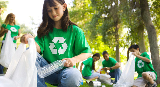 Recyclage – bouteilles en PET