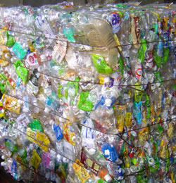 bouteilles en plastique