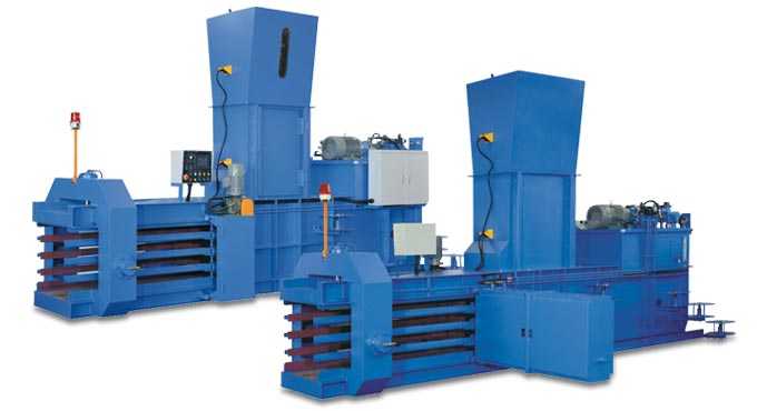 Automatische recyclingbalenpers van Techgene Machinery (TB-0708)